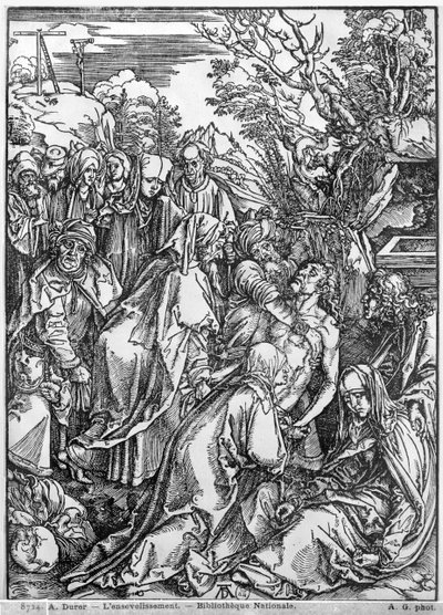 The entombment of Christ, from 